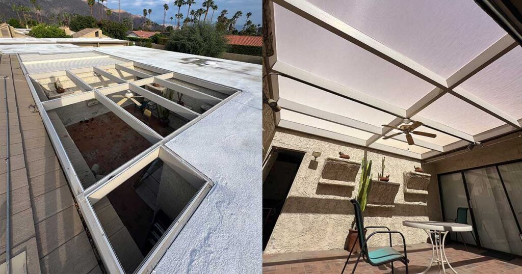 Breathe new life into your outdoor area with a professional atrium cover rescreen from California Mobile Screens. Restore beauty, function, and protection to your home.