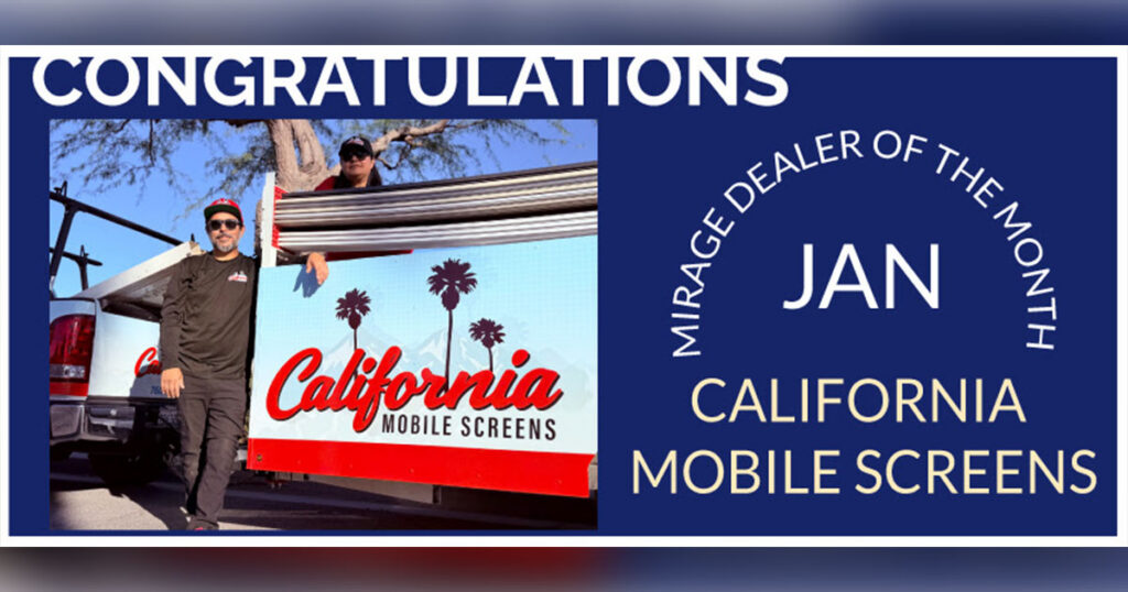 California Mobile Screens Dealer of the Month