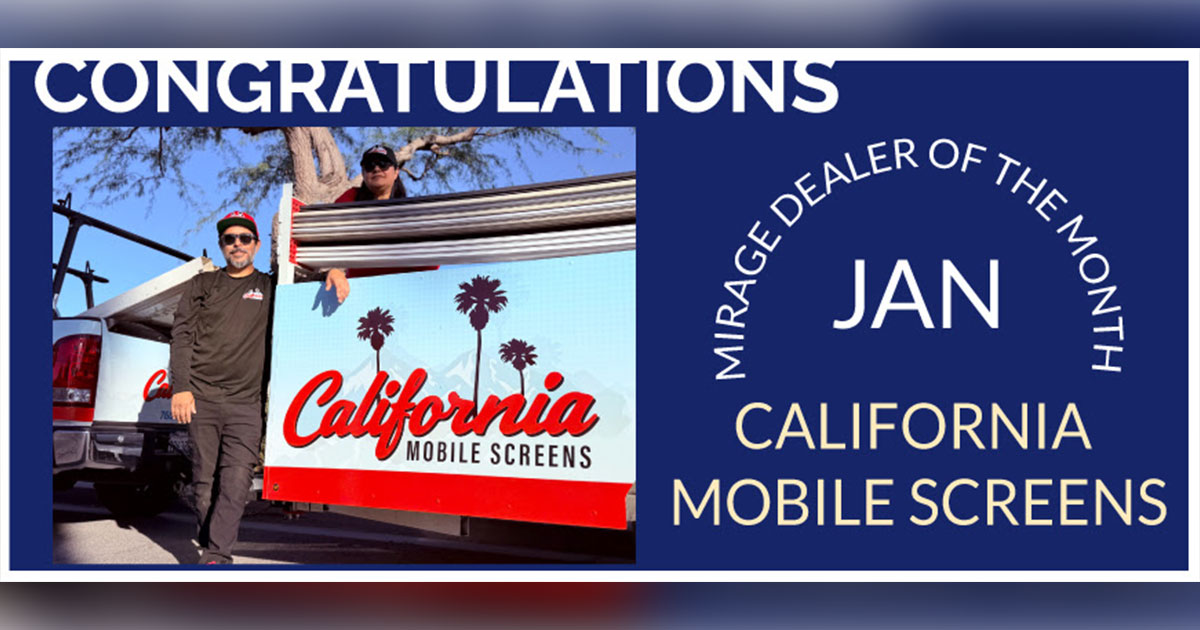 California Mobile Screens Dealer of the Month