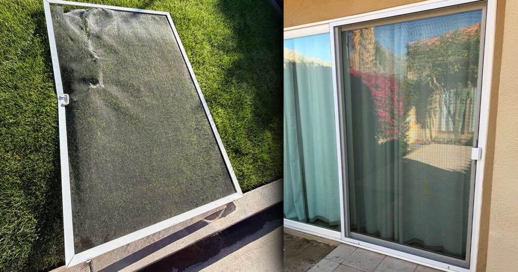 window screen repair Coachella Valley